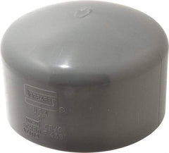 Value Collection - 6" CPVC Plastic Pipe End Cap - Schedule 80, Slip End Connections - Apex Tool & Supply