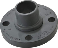 Value Collection - 2" CPVC Plastic Pipe Flange (Two Piece) - Schedule 80, Spig End Connections - Apex Tool & Supply