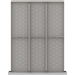 LISTA - 6-Compartment Drawer Divider Layout for 3.15" High Drawers - Apex Tool & Supply