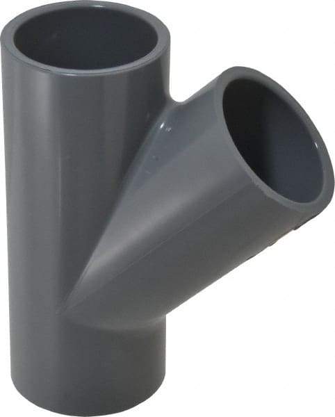 Value Collection - 2" CPVC Plastic Pipe Wye - Schedule 80, Slip End Connections - Apex Tool & Supply