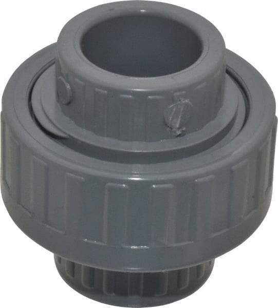 Value Collection - 3/4" CPVC Plastic Pipe Union with EPDM O-Ring - Schedule 80, Slip x Slip End Connections - Apex Tool & Supply