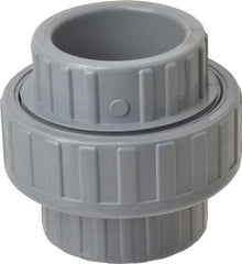 Value Collection - 1-1/2" CPVC Plastic Pipe Union with EPDM O-Ring - Schedule 80, Slip x Slip End Connections - Apex Tool & Supply