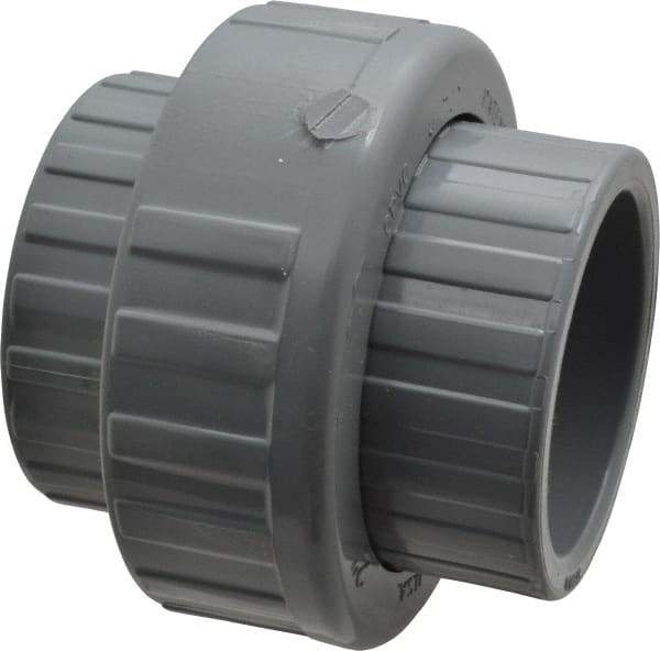 Value Collection - 2" CPVC Plastic Pipe Union with EPDM O-Ring - Schedule 80, Slip x Slip End Connections - Apex Tool & Supply