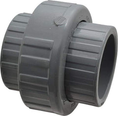 Value Collection - 2" CPVC Plastic Pipe Union with EPDM O-Ring - Schedule 80, Slip x Slip End Connections - Apex Tool & Supply