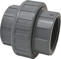 Value Collection - 3" CPVC Plastic Pipe Union with EPDM O-Ring - Schedule 80, FIPT x FIPT End Connections - Apex Tool & Supply