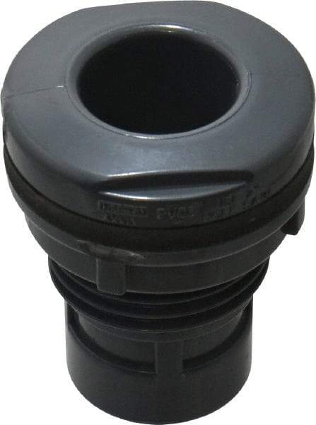 Value Collection - 1" PVC Plastic Pipe Bulkhead Tank Adapter - Schedule 80, Slip x FIPT End Connections - Apex Tool & Supply