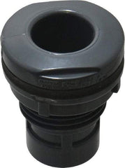 Value Collection - 1" PVC Plastic Pipe Bulkhead Tank Adapter - Schedule 80, Slip x FIPT End Connections - Apex Tool & Supply