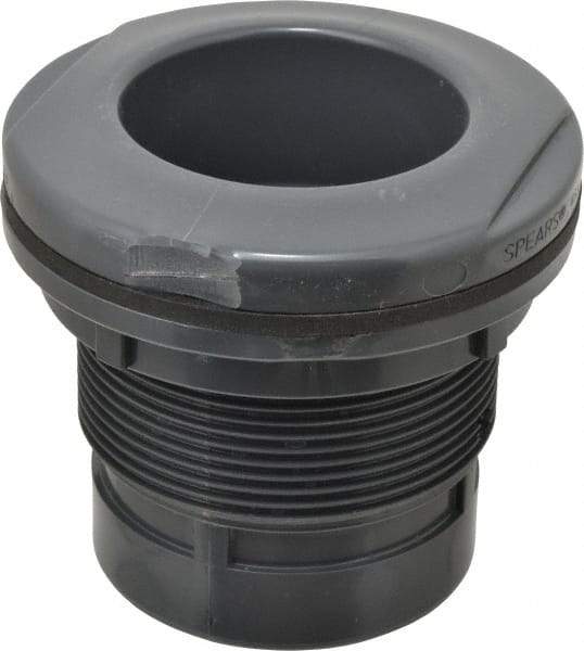 Value Collection - 3" PVC Plastic Pipe Bulkhead Tank Adapter - Schedule 80, Slip x FIPT End Connections - Apex Tool & Supply
