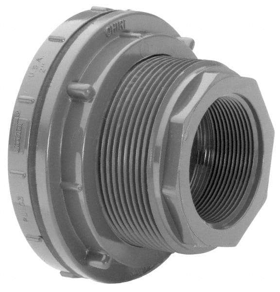 Value Collection - 4" CPVC Plastic Pipe Bulkhead Tank Adapter - Schedule 80, FIPT x FIPT End Connections - Apex Tool & Supply