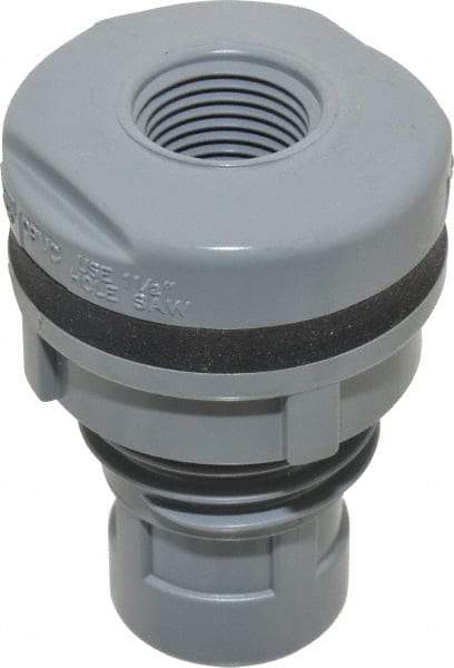 Value Collection - 1/2" CPVC Plastic Pipe Bulkhead Tank Adapter - Schedule 80, FIPT x FIPT End Connections - Apex Tool & Supply