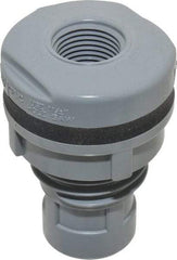 Value Collection - 1/2" CPVC Plastic Pipe Bulkhead Tank Adapter - Schedule 80, FIPT x FIPT End Connections - Apex Tool & Supply