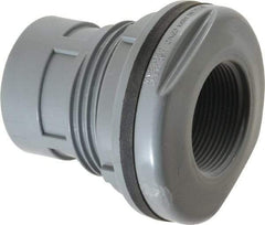 Value Collection - 1-1/2" CPVC Plastic Pipe Bulkhead Tank Adapter - Schedule 80, FIPT x FIPT End Connections - Apex Tool & Supply