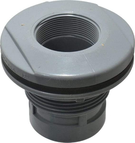Value Collection - 2" CPVC Plastic Pipe Bulkhead Tank Adapter - Schedule 80, FIPT x FIPT End Connections - Apex Tool & Supply