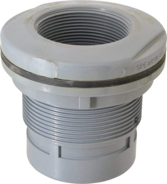 Value Collection - 3" CPVC Plastic Pipe Bulkhead Tank Adapter - Schedule 80, FIPT x FIPT End Connections - Apex Tool & Supply