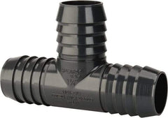 Value Collection - 1-1/4" Barb, Multiple Barbed Tube Insert Tee - PVC, Male - Apex Tool & Supply