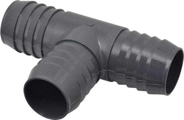 Value Collection - 1-1/2" Barb, Multiple Barbed Tube Insert Tee - PVC, Male - Apex Tool & Supply