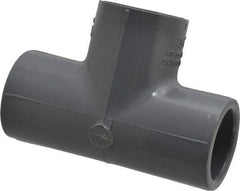 Value Collection - 3/4" CPVC Plastic Pipe Tee - Schedule 80, Slip x Slip x Slip End Connections - Apex Tool & Supply