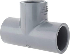 Value Collection - 1" CPVC Plastic Pipe Tee - Schedule 80, Slip x Slip x Slip End Connections - Apex Tool & Supply