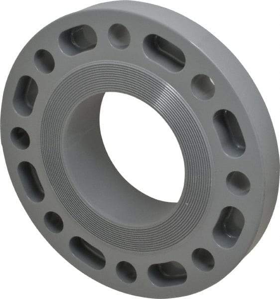 Value Collection - 4" CPVC Plastic Pipe Flange (One Piece) - Slip End Connections - Apex Tool & Supply