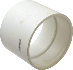 B&K Mueller - 4", PVC Drain, Waste & Vent Pipe Coupling - Hub x Hub - Apex Tool & Supply
