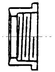 B&K Mueller - 6 x 4", PVC Drain, Waste & Vent Pipe Flush Bushing - Spig x SJ - Apex Tool & Supply