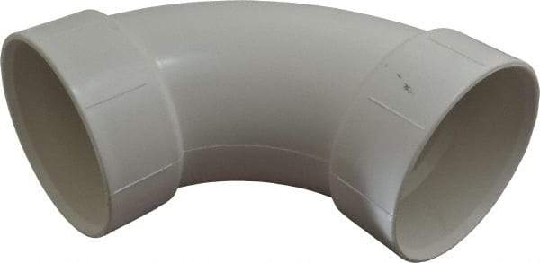 B&K Mueller - 4", PVC Drain, Waste & Vent Pipe 90 Elbow - Hub x Hub - Apex Tool & Supply