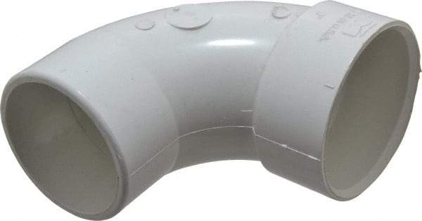 B&K Mueller - 3", PVC Drain, Waste & Vent Pipe 90 Street Elbow - Spig x Hub - Apex Tool & Supply