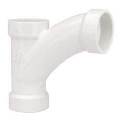 B&K Mueller - 1-1/2", PVC Drain, Waste & Vent Pipe Combination TY - Hub x Hub x Hub - Apex Tool & Supply