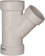 B&K Mueller - 2 x 2 x 1-1/2", PVC Drain, Waste & Vent Pipe 45 Wye - Hub x Hub x Hub - Apex Tool & Supply