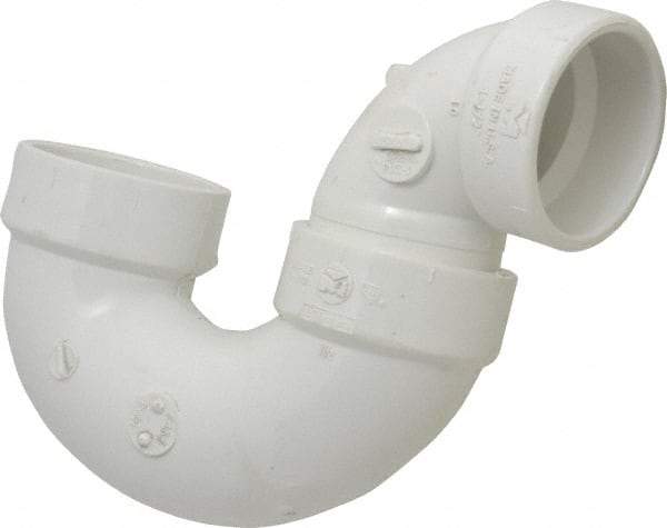 B&K Mueller - 1-1/2", PVC Drain, Waste & Vent Pipe P Trap - Hub x Hub - Apex Tool & Supply
