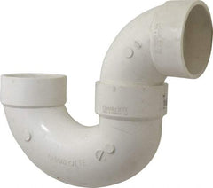 B&K Mueller - 3", PVC Drain, Waste & Vent Pipe P Trap - Hub x Hub - Apex Tool & Supply
