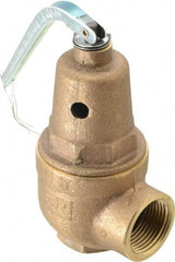 Conbraco - 3/4" Inlet, 1" Outlet, ASME Section IV Safety Relief Valve - 30 Max psi, Bronze, 970,000 BTUs - Apex Tool & Supply