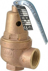Conbraco - 3/4" Inlet, 1" Outlet, ASME Section IV Safety Relief Valve - 50 Max psi, Bronze, 1,418,000 BTUs - Apex Tool & Supply