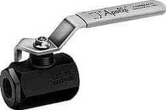 Apollo - 2" Pipe, Standard Port, Carbon Steel Standard Ball Valve - 2 Piece, Inline - One Way Flow, FNPT x FNPT Ends, Lever Handle, 3,000 WOG - Apex Tool & Supply