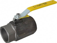 Apollo - 2" Pipe, Standard Port, Carbon Steel Standard Ball Valve - 2 Piece, Inline - One Way Flow, FNPT x FNPT Ends, Lever Handle, 1,500 WOG, 150 WSP - Apex Tool & Supply