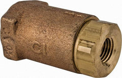 Conbraco - 1/4" Bronze Check Valve - Inline, FNPT x FNPT - Apex Tool & Supply