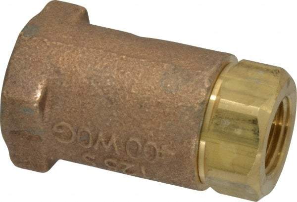 Conbraco - 3/8" Bronze Check Valve - Inline, FNPT x FNPT - Apex Tool & Supply