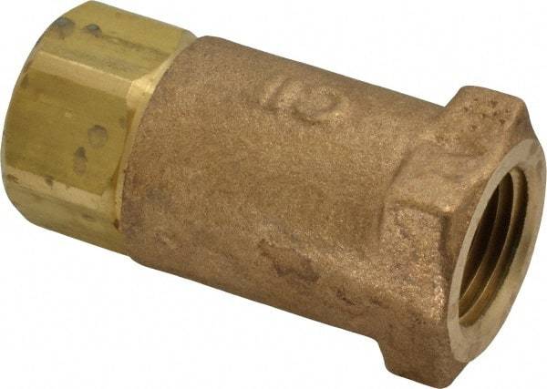 Conbraco - 1/2" Bronze Check Valve - Inline, FNPT x FNPT - Apex Tool & Supply