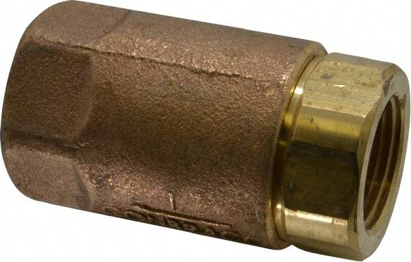 Conbraco - 1" Bronze Check Valve - Inline, FNPT x FNPT - Apex Tool & Supply