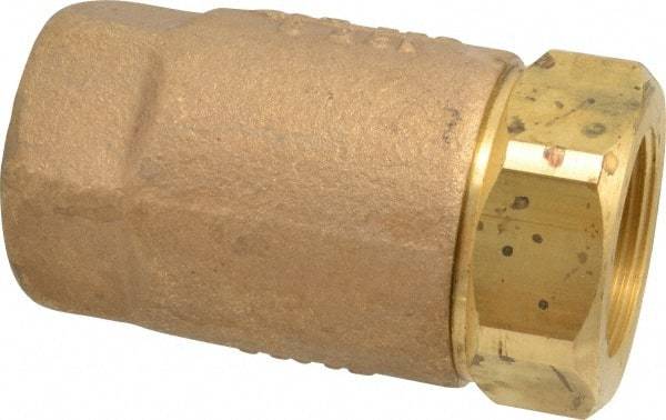 Conbraco - 1-1/4" Bronze Check Valve - Inline, FNPT x FNPT - Apex Tool & Supply