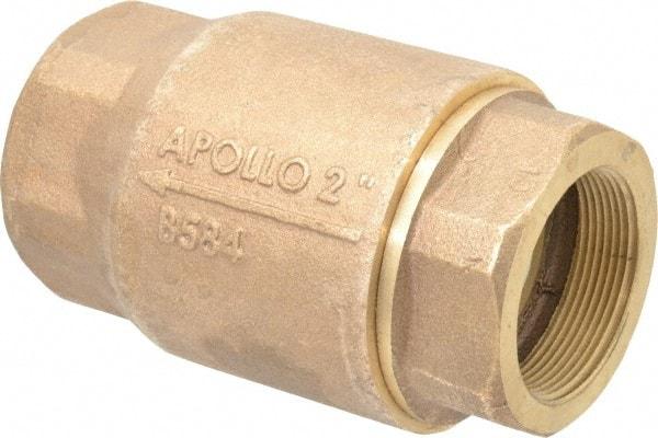 Conbraco - 2" Bronze Check Valve - Inline, FNPT x FNPT - Apex Tool & Supply