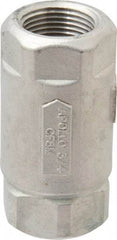 Conbraco - 3/4" Stainless Steel Check Valve - Inline, FNPT x FNPT - Apex Tool & Supply