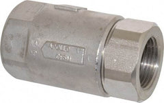 Conbraco - 1" Stainless Steel Check Valve - Inline, FNPT x FNPT - Apex Tool & Supply