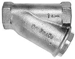 Conbraco - 1/8" Pipe, FNPT Ends, Cast Bronze Y-Strainer - 400 psi WOG Rating - Apex Tool & Supply