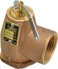 Conbraco - 3/4" Inlet, 1" Outlet, ASME Safety Relief Valve - 40 Max psi, Bronze, 870,000 BTUs - Apex Tool & Supply