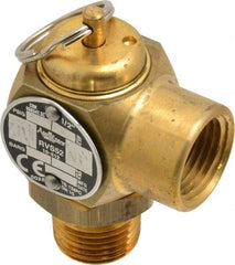 Conbraco - 1/2" Inlet, 1/2" Outlet, ASME Safety Relief Valve - 40 Max psi, Bronze, 305,000 BTUs - Apex Tool & Supply