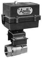 Apollo - 1" Pipe, 2,000 psi WOG Rating Carbon Steel Electric Actuated Ball Valve - Standard Port, 150 psi WSP Rating, Threaded (NPT) End Connection - Apex Tool & Supply