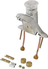 Moen - Knob Handle, Deck Plate Bathroom Faucet - One Handle, No Drain, Standard Spout - Apex Tool & Supply