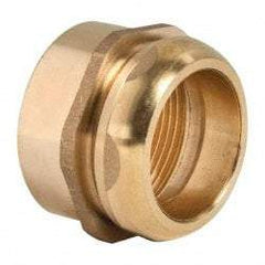 Federal Process - 1-1/2 Inch Pipe, Female Compression Waste Connection - Chrome Plated, Cast Brass - Apex Tool & Supply