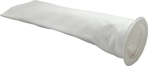 Pentair - 5 Micron, Size 6, Semi Rigid Bag Filter - 4 Inch Diameter, 18.5 Inch Long, 1-3/4 Sq. Ft. - Apex Tool & Supply